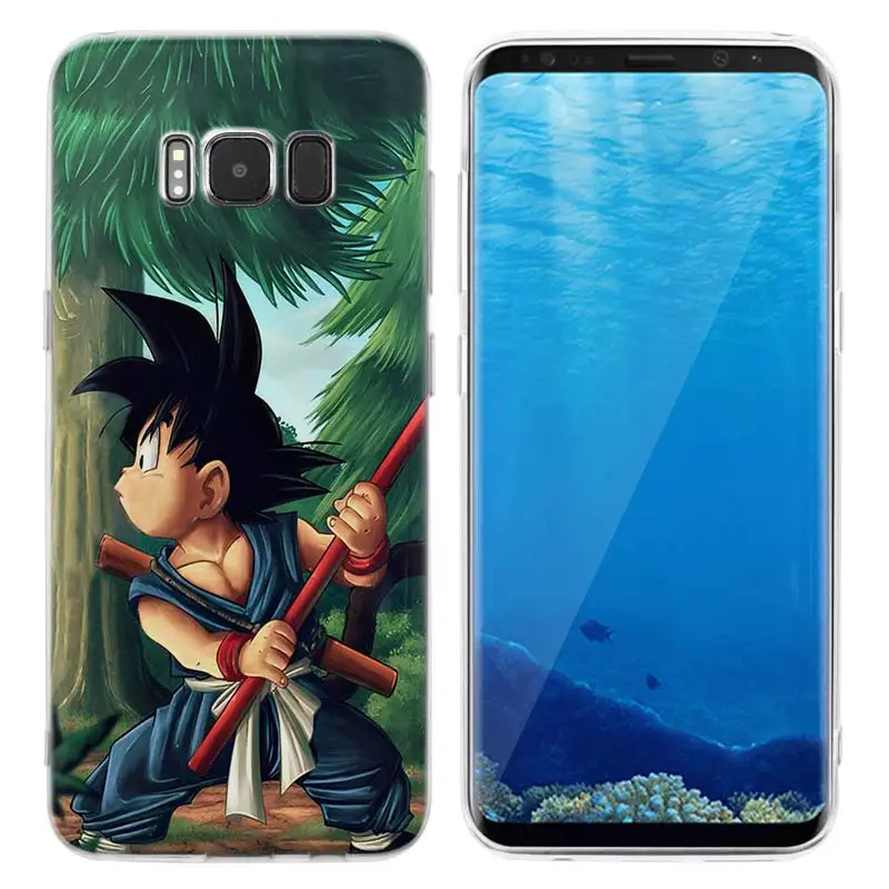 Чехол для samsung Galaxy S9 S8 плюс S9Plus S8Plus S9+ S8+ S7 S6 край Драконий жемчуг супер z Забавный мобильный телефон основа Coque S7Edg