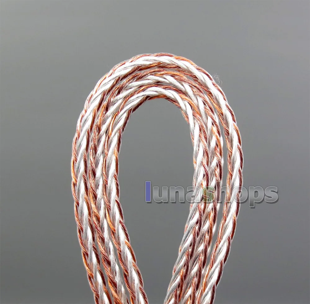 LN005424 800 провода мягкий Серебряный+ OCC сплав тефлон на корме кабель наушников для AKG Q701 K702 K271s 240s K271 K272 K240 K141 K171 K181
