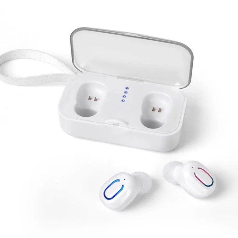 T18-white FERSHA T18 Bluetooth Гарнитура 3D стерео беспроводные наушники спортивные наушники для Iphone Android Pk X27 I7/I7S мобильного телефона - Цвет: T18-white