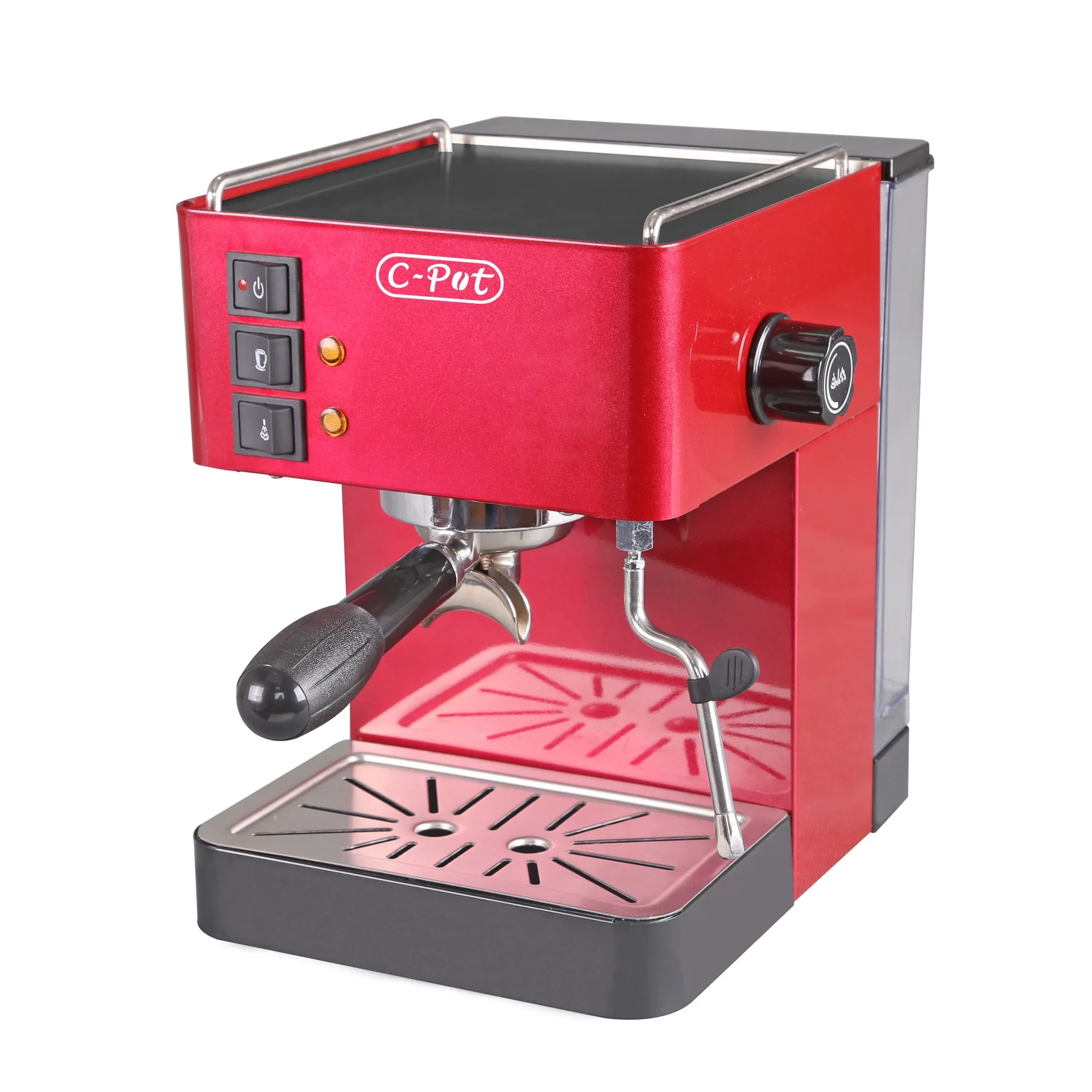 Gemilai Household Coffee Machine Stainless Steel Kitchen Appliances Semi-automatic Pump Pressure Maker | Бытовая техника