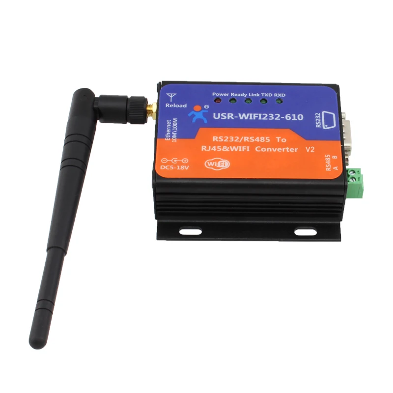 USR-WI-FI 232-610-v2 встроенный WI-FI Модули RS232 RS485 к и RJ45 Конвертеры с ce fcc rohs | Безопасность