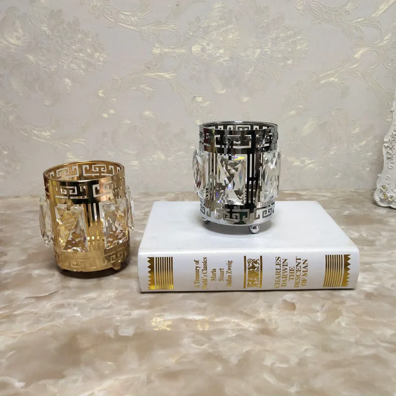 European crystal signature pen holder candlelight dinner props wedding scene layout hardware decoration | Дом и сад