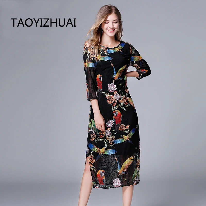 TAOYIZHUAI 2021 Новое поступление Сезон весна Модная высокая уличная Стиль с печатным