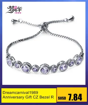 DC1989 Banquet party gift Rhodium and Gold plated Heart shape Synthetic Cubic Zirconia Copper Bracelet for women SB06060-F