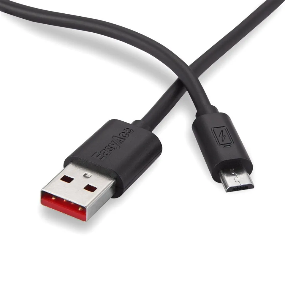EasyAcc 2 упаковки Micro USB 0 Быстрый зарядный кабель Тип A штекер к B USB|quick charge cable|micro usb
