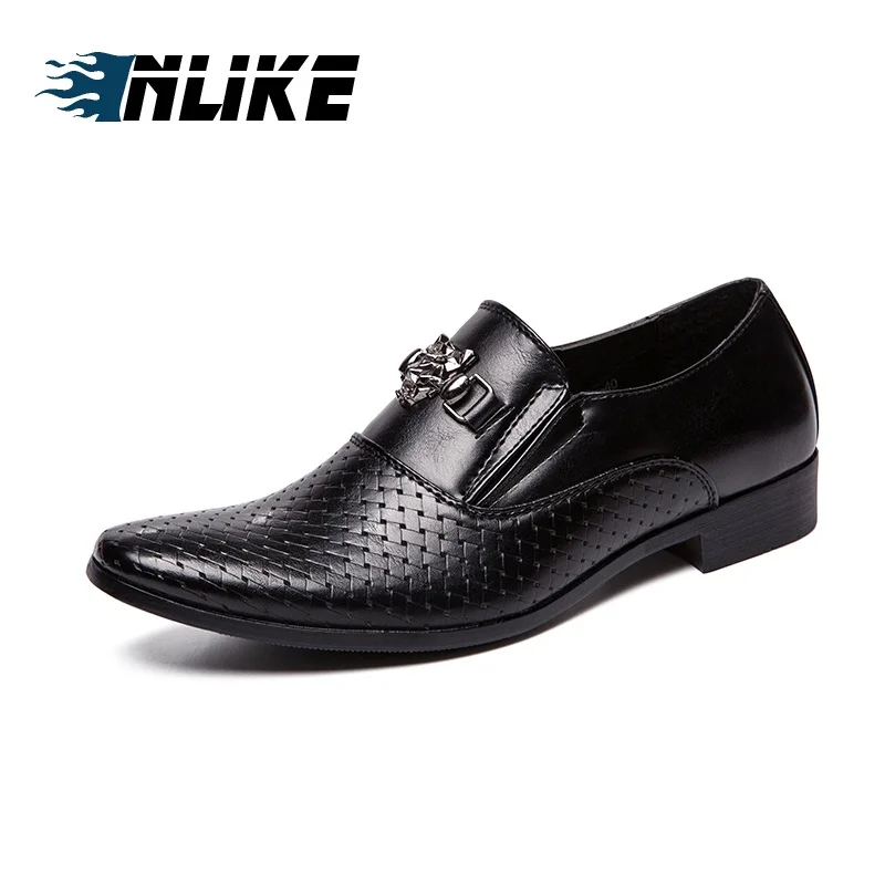 INLIKE мужские модные кожаные туфли свадебные вечерние под смокинг дизайнерские с