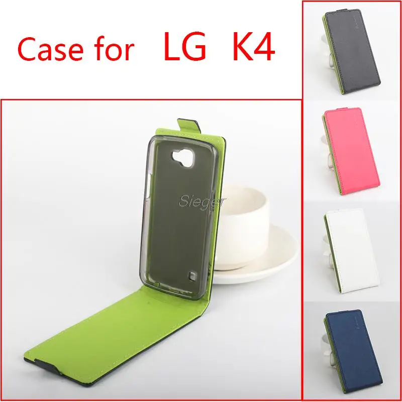Для LG K4 кожаный чехол Флип Кожа PU + пластиковая крышка внутренний держатель