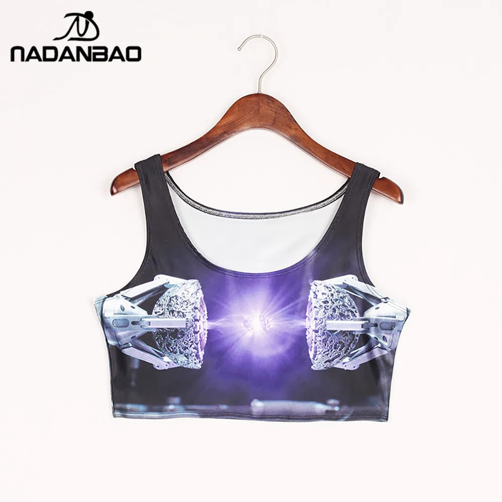 NADANBAO 2021 распродажа низкая цена укороченный топ Diamond 3D из набивной ткани с