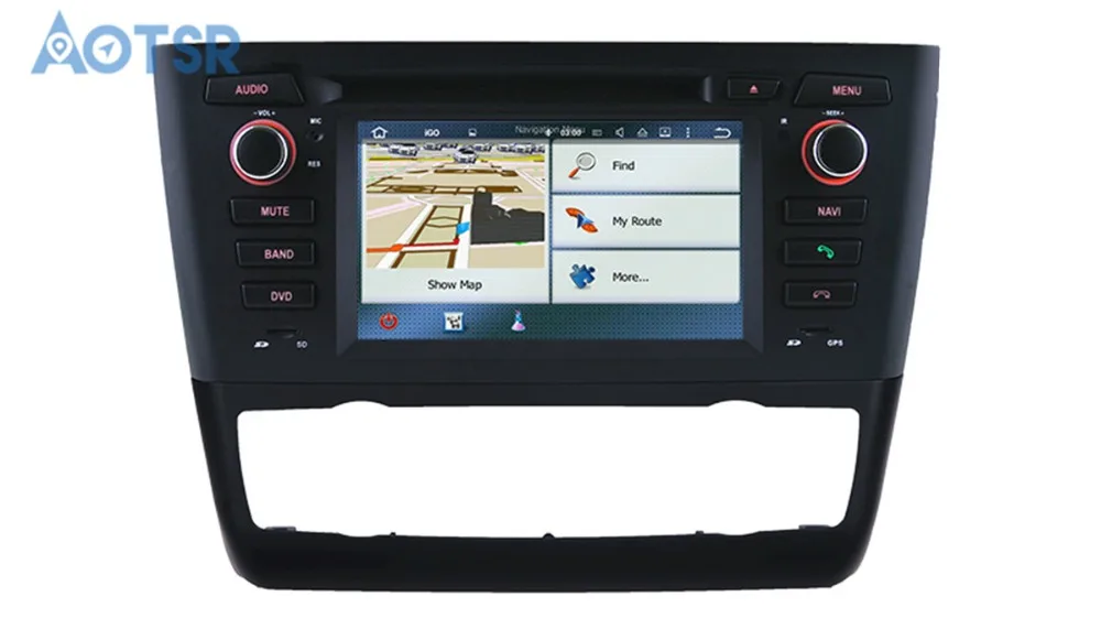 Автомобильный DVD-плеер The Pure Android 130 4 + 32 ГБ для BMW 1 серии 116i 118i 120i 2004 аудио
