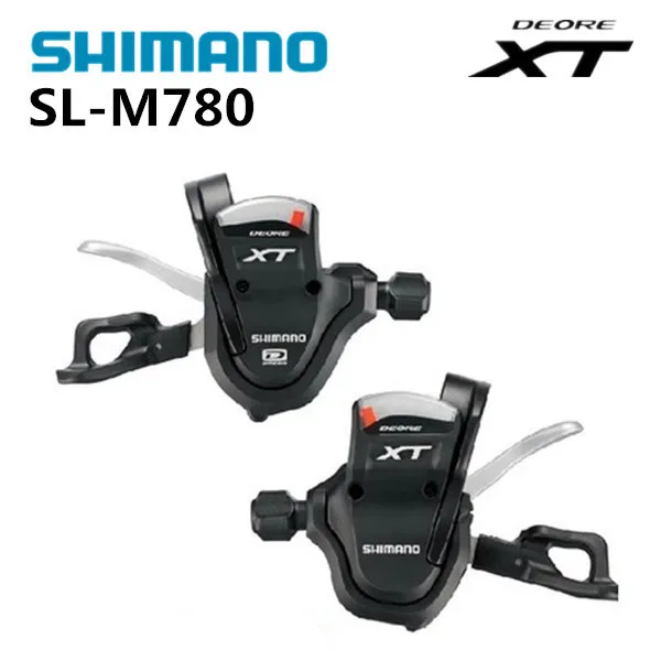 SHIMANO XT SL M780 переключения пальца левой и правой MTB горный велосипед Переключатели