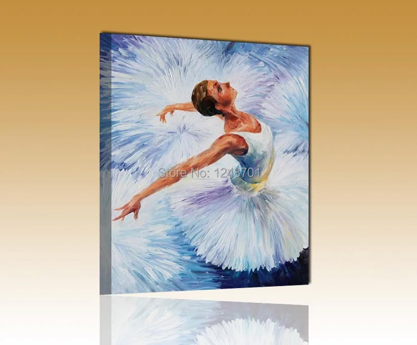 Картина маслом на холсте девушка балерина ручной работы|canvas painting pictures|painting giftcanvas