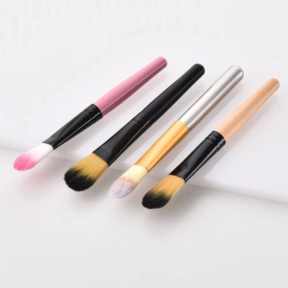1 шт. кисти для основы мягкие волокна деревянная ручка пудра кисть румян