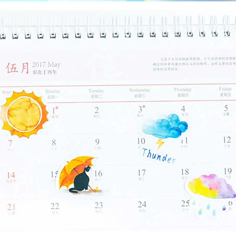 46 шт./кор. японский Kawaii Бумага Стикеры декоративные путешествия прогноз Журнал Дневник для девочек Стикеры s Скрапбукинг школьные канцелярские принадлежности