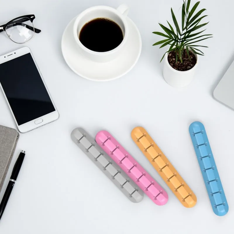KEITHNICO 3Pcs Cable Winder Earphone Organizer Wire Storage Silicon Charger Holder Clips for MP3 MP4 Mouse | Электроника