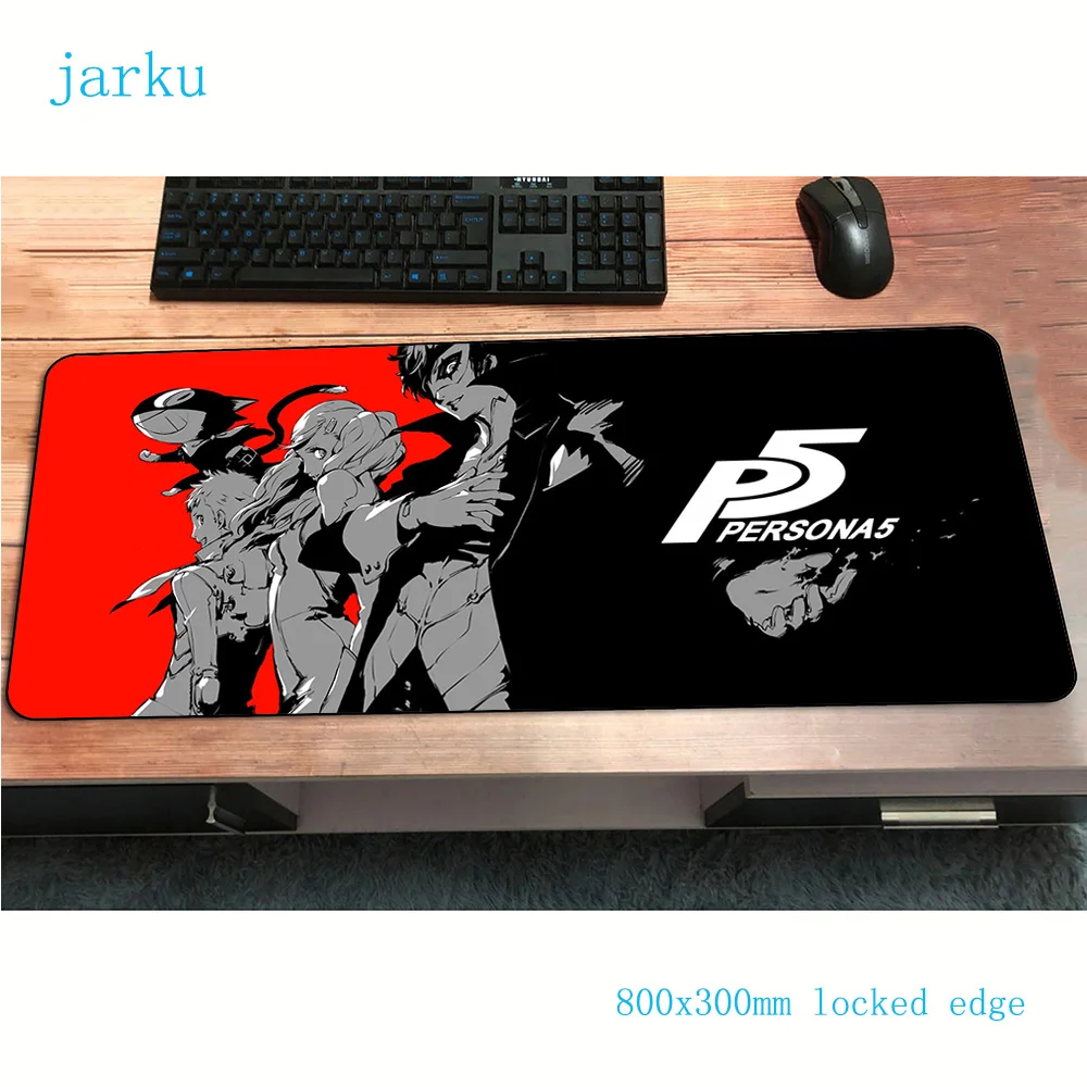 Persona 5 Коврик для мыши геймер высокого класса 800x300x2 мм notbook коврик для мыши игровой коврик для мыши большой милый коврик для мыши стол для компьютера коврик для мыши