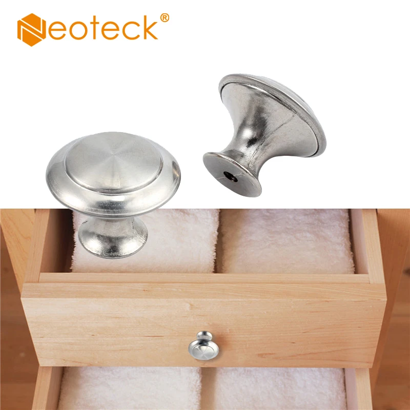 

Neoteck 10Pcs/set 28mm Knobs Cupboard Pulls Drawer knobs Kitchen Wardrobe Pull Cabinet Handles Furniture Handle Hardware
