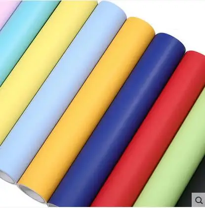 

Thicker solid color wallpaper plain self - adhesive matte furniture renovation stickers frosted waterproof stickers-831
