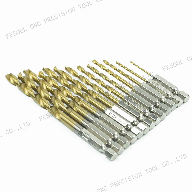 Набор спиральных сверл 13Pcs 1.5mm 6.5mm бесплатная доставка набор Сверл из