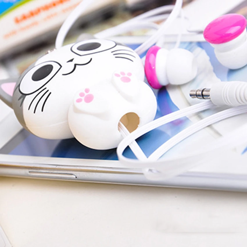 Наушники Aimitek с рисунком сыра кота домашние наушники вкладыши Chi's Sweet