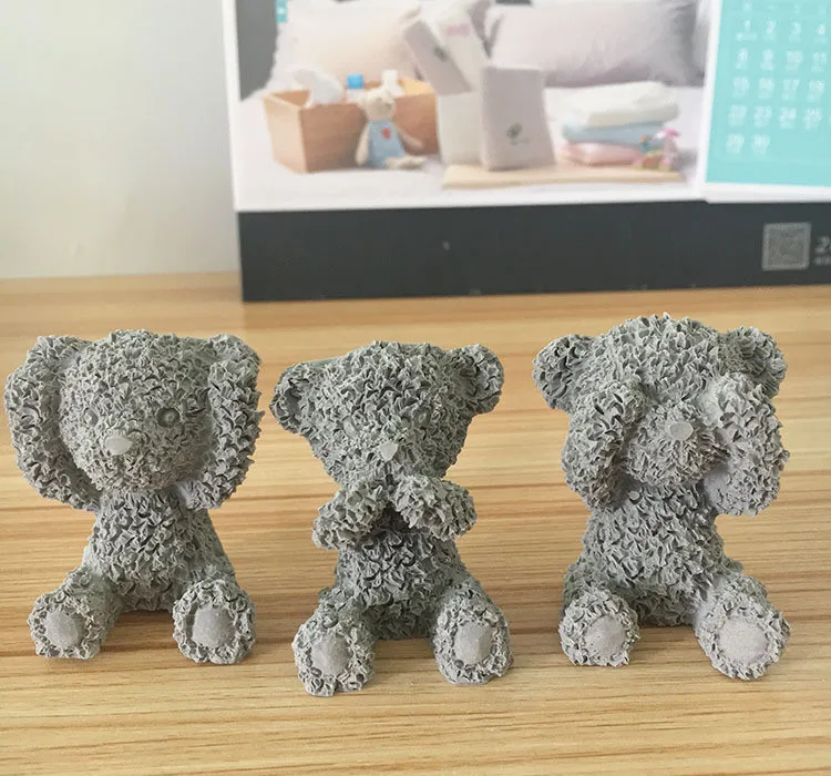 HEARTMOVE Sugarcraft Милая силиконовая форма «Медведь» крышка лицо Рот Ухо помадка плесень Торт украшения инструменты форма для шоколадной мастики