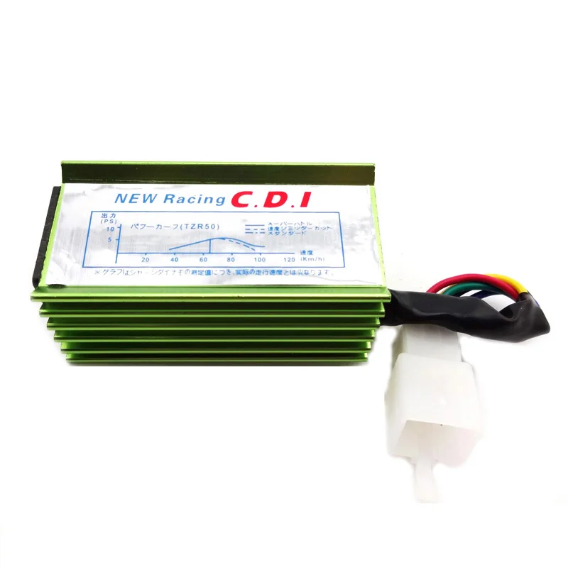XLJOY 5 Pin AC гоночный CDI зеленый для 50cc 70cc 90cc 110cc 125cc 140cc 150cc 160cc китайский питбайк Байк