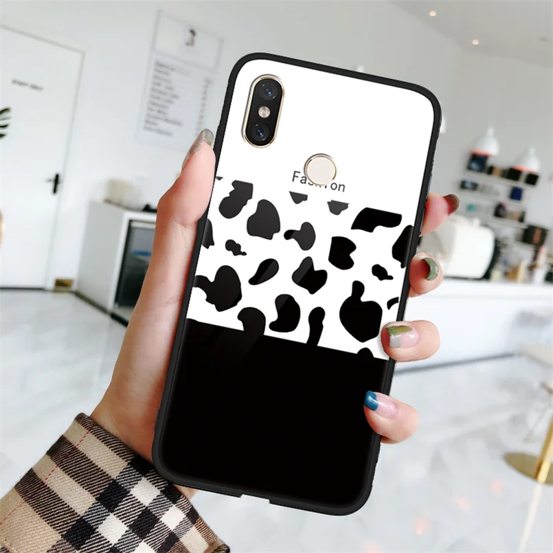 bw3db С леопардовым принтом закаленное Стекло чехол для спортивной камеры Xiao mi Red mi 6A 7A 7 5 плюс S2 Примечание 4X6 5 7 Pro K20 mi 9 A2 A3 8 SE Lite 9T CC9 CC9e крышка чехол - Цвет: bw3db
