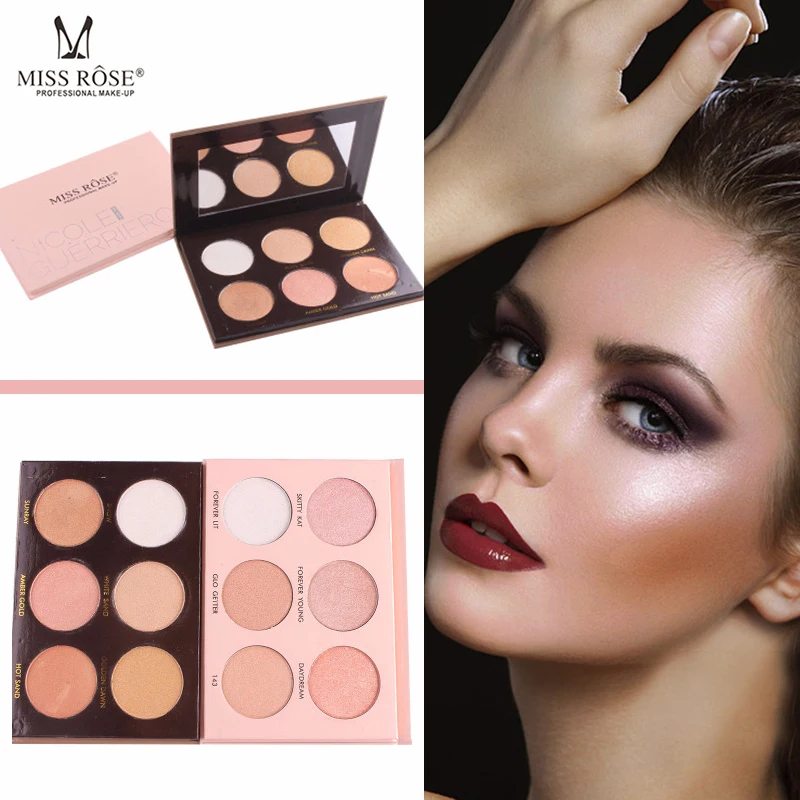 Профессиональный контурный Хайлайтер с эффектом загара Палетка для макияжа