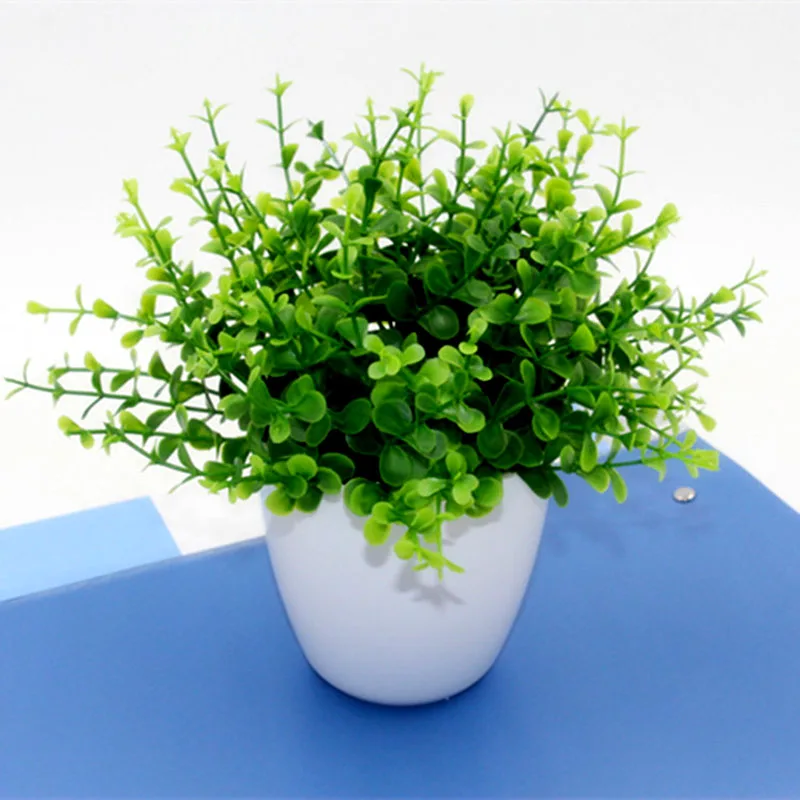 Artificial Plants Simulation Green Grass Fake Plant Decorate Flowers For Wedding Home Garden Plastic | Дом и сад