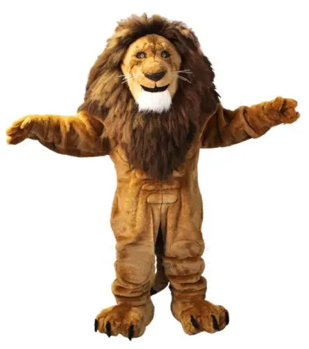 

Cosplay Fire Lion Mascot Costume Cartoon Animal Fancy Dress Adults Party Outfits
