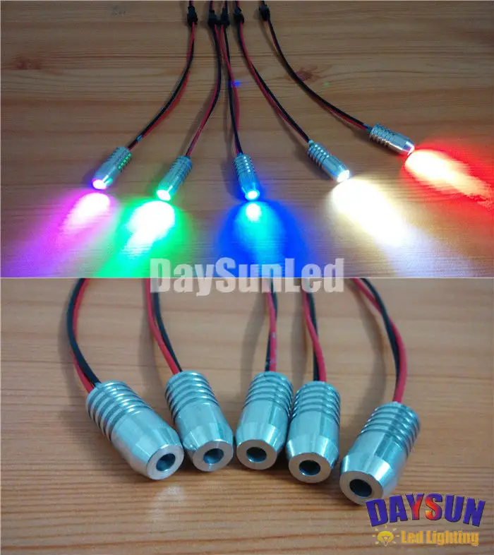 Car/Home Use Side-glow Fiber Optic Light Illuminators 6 Colors Available DC12V 1W | LED Strip