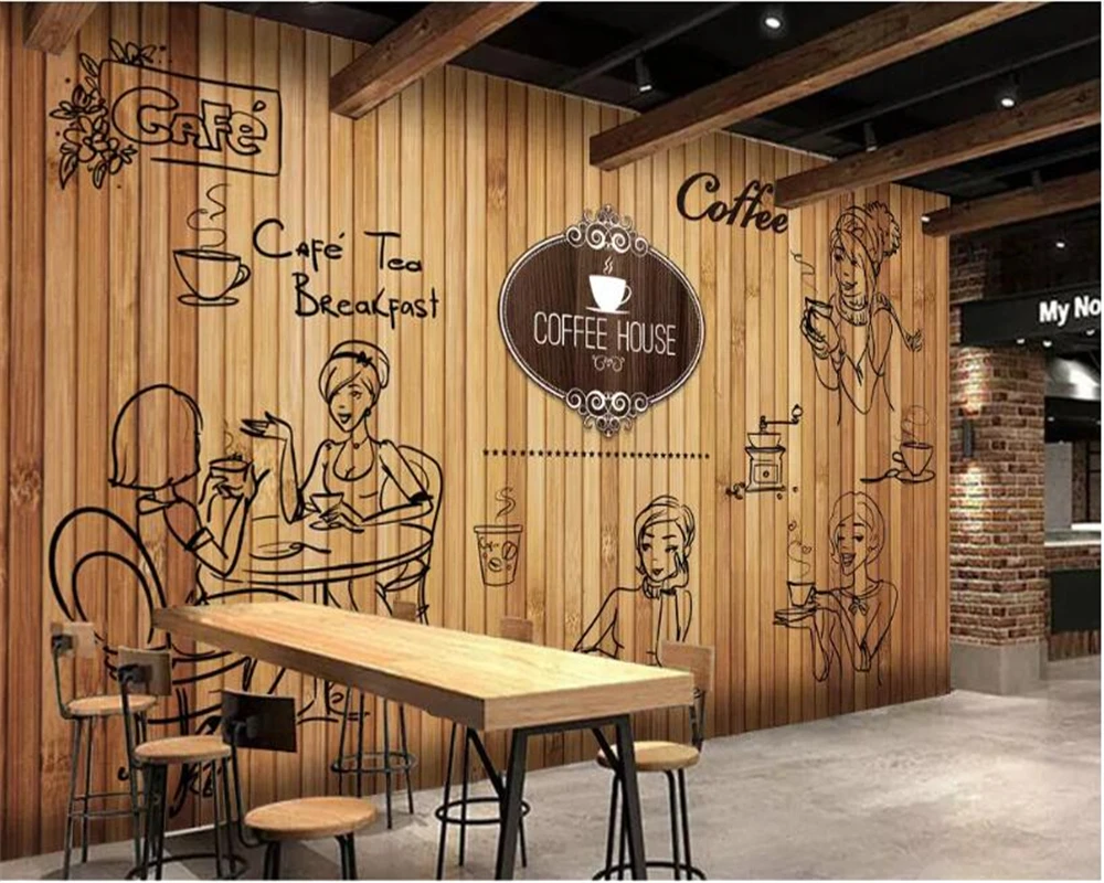 Обои beibehang 3d на стену декоративная Фреска в скандинавском стиле обои для кафе