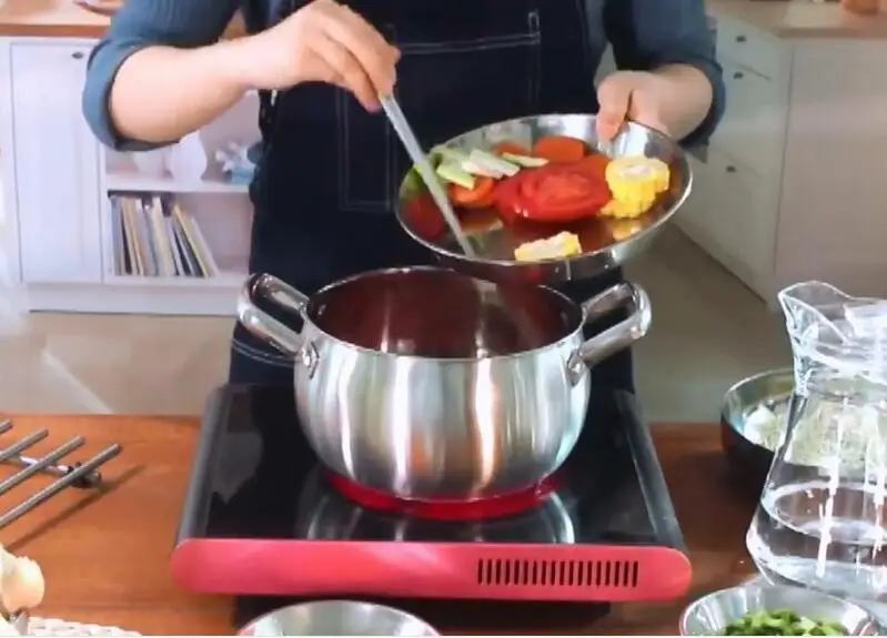 Кастрюля из нержавеющей стали кастрюля для супа кухонная посуда приготовления