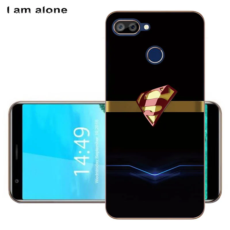 Чехлы для телефонов I am alone для Oukitel C11 Pro, 5,5 дюймов, черный мягкий термополиуретан, Модные Цветные Чехлы для мобильных телефонов Oukitel C11 Pro