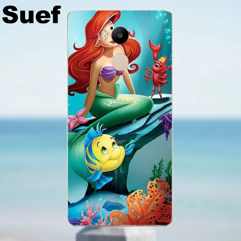 Suef мягкая Капа Татуированная Ариэль для Xiaomi Redmi 4 3 3S Pro Mi3 Mi4 Mi4i Mi4C Mi5 Mi5S Mi Max Note 2 |