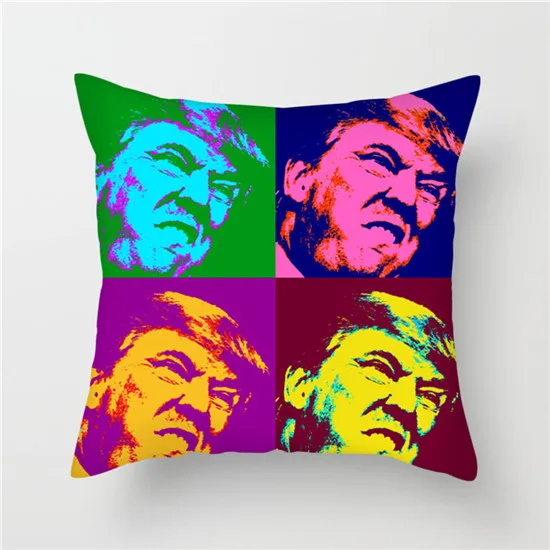 PC05720 Fuwatacchi различные Дональд Трамп Веселая наволочка Подушка с портретом Чехлы для декоративного домашнего дивана Наволочка на подушку для стула - Цвет: PC05720