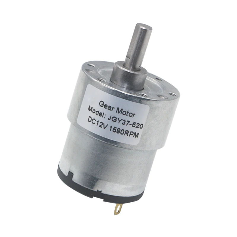 Углеродная щетка 37 мм низкая скорость и бесшумный DC 12V 24V зубчатые двигатели для