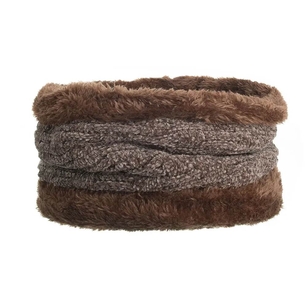 Khaki Scarf Joymay новые зимние шапочки Neack теплый набор унисекс Простой теплый мягкий шарф череп вязаная шапка шапки Touca Gorro шапка s WM107 - Цвет: Khaki Scarf