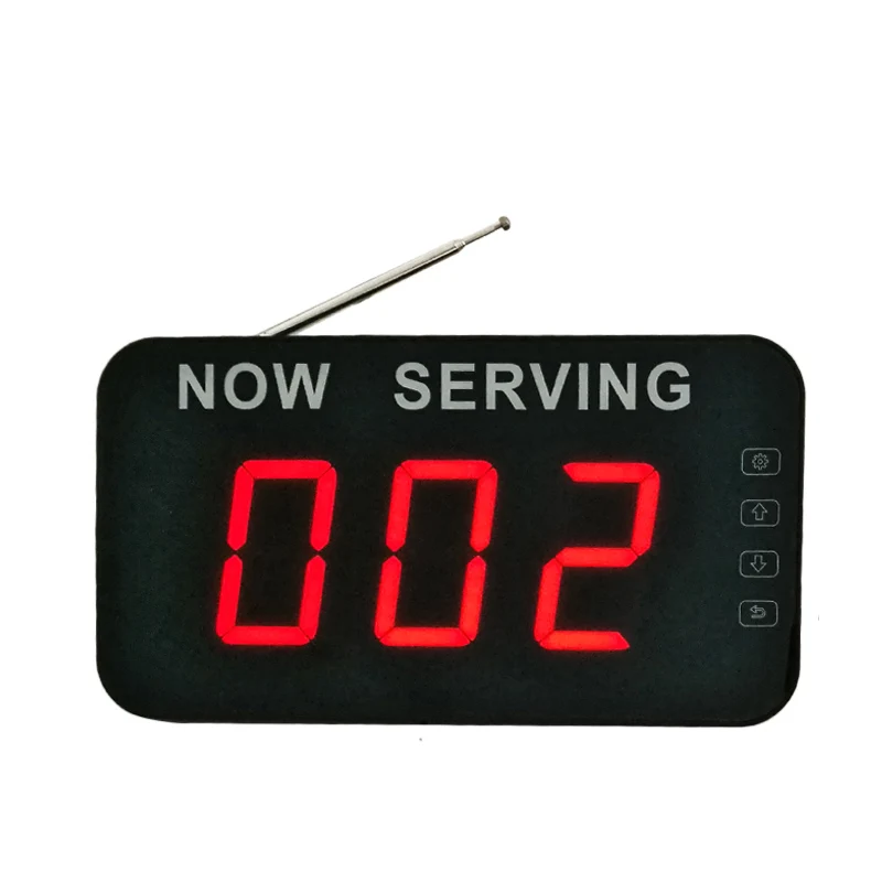 Светодиодный дисплей Система вызова с 5 ультра тонкой кнопкой может добавить