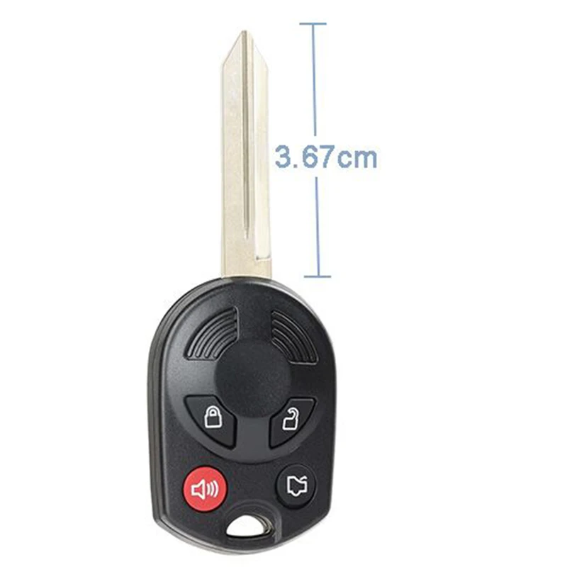 KEYECU Replacement Remote Car Key - 4 Buttons&amp 315MHz&amp 4D63 Chip FOB for Ford Edge Escape Fusion Focus Flex FCC ID: OUCD600002 |