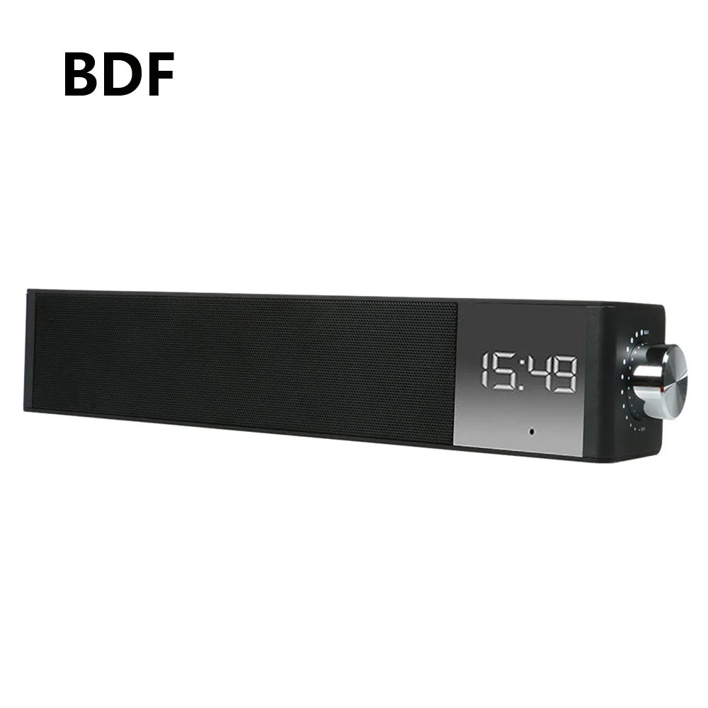 Bdf ЖК-дисплей Bluetooth Динамик pth-2000 16 Вт Мощность Саундбар время часы tf fm громкой