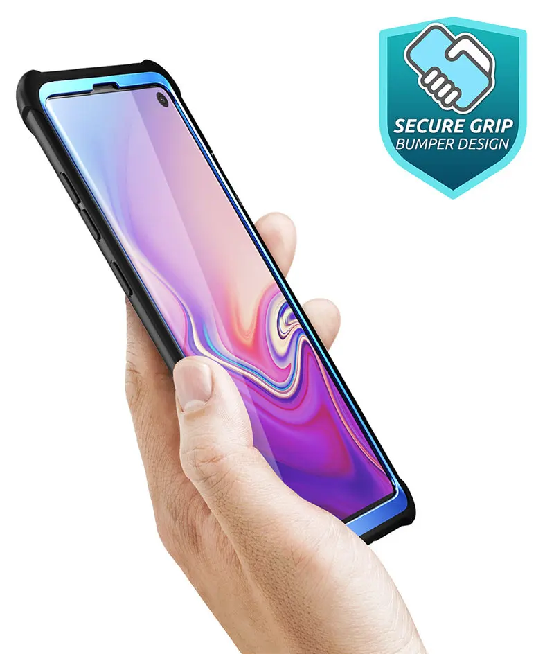 Чехол Ares для samsung S10, 6,1 дюйма, прочный Чехол на весь корпус со встроенной защитной пленкой [не совместим с датчиком отпечатков пальцев]