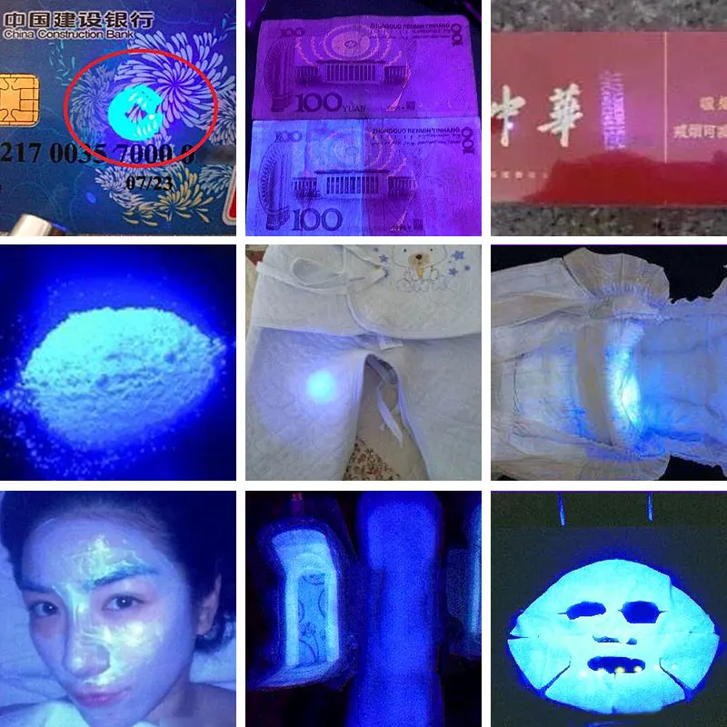 YAGE YG 340C фонарик мини УФ светодиодный фиолетовый свет 9 LED ультрафиолетовый Фонарь