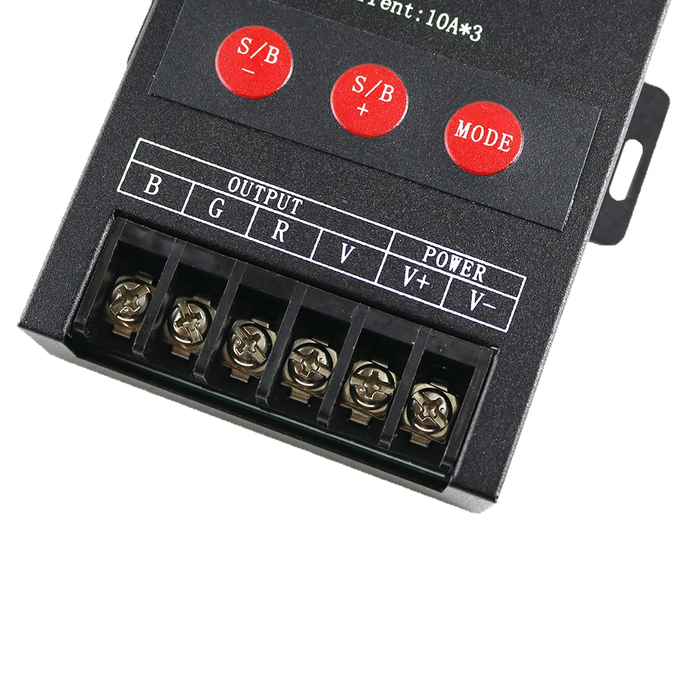 Мини диммер для светодиодных лент 5050 / 3528 RGB 30 А 10 X 3|led controler 30a|led controllerrgb color |
