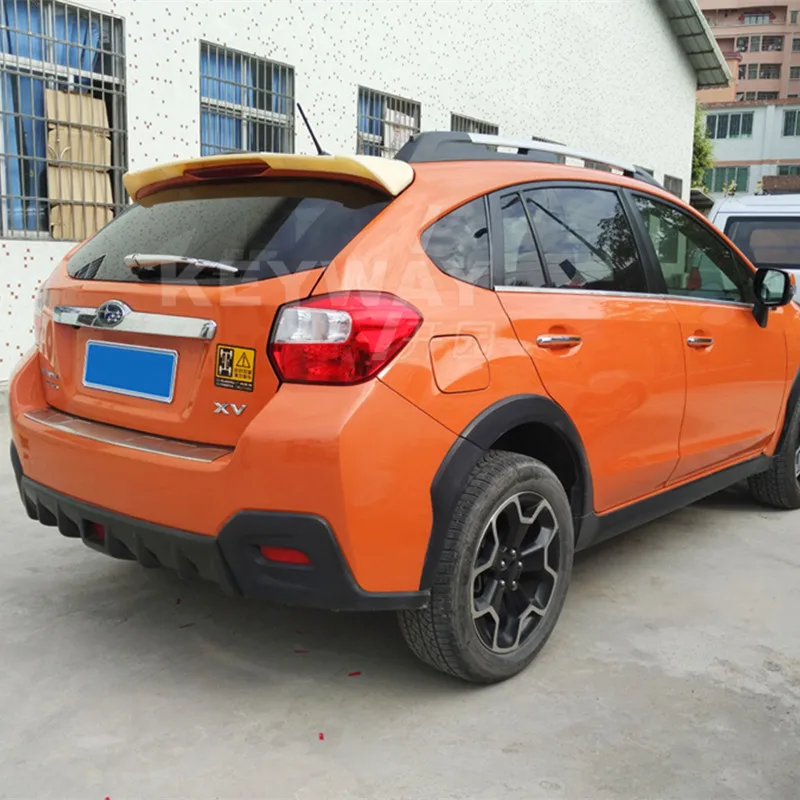 Для Subaru XV Спойлер ABS Материал заднее крыло автомобиля праймер цвет задний спойлер
