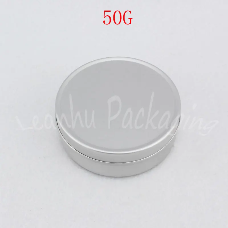 

50G Aluminum Cans , 50CC Cream / Mask Sample Packaging Jar , Empty Cosmetic Container , Makeup Sub-bottling ( 48 PC/Lot )