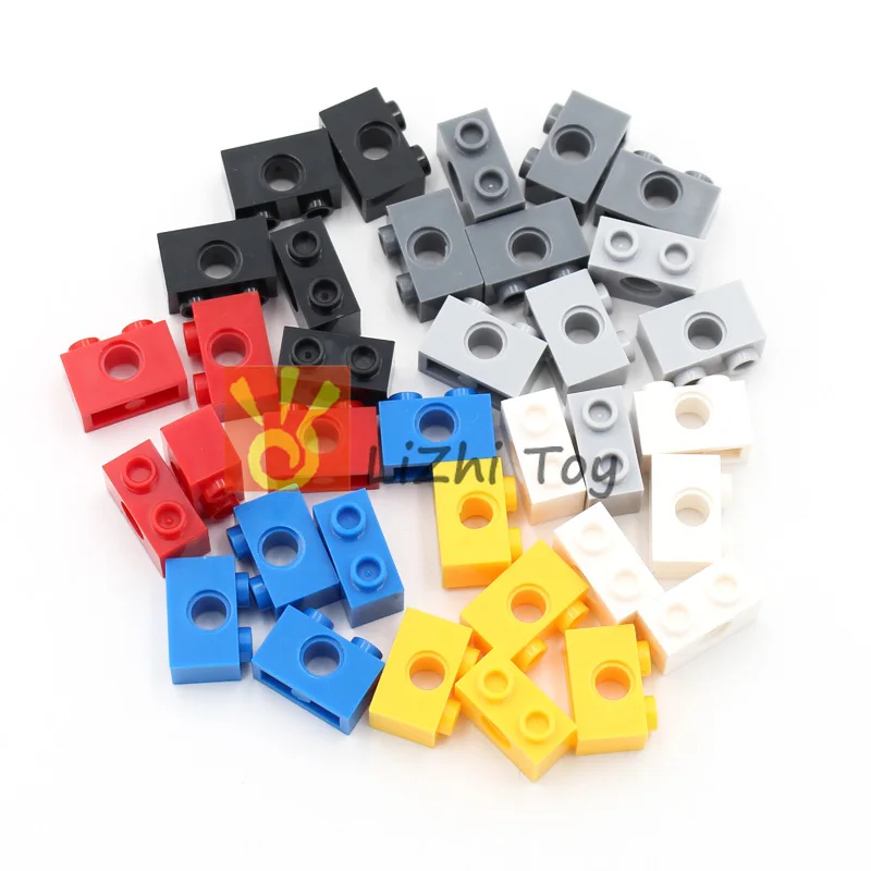 Lizhi технология 3700 кирпич 1x2 с отверстием толстые Кирпичи Модель строительных