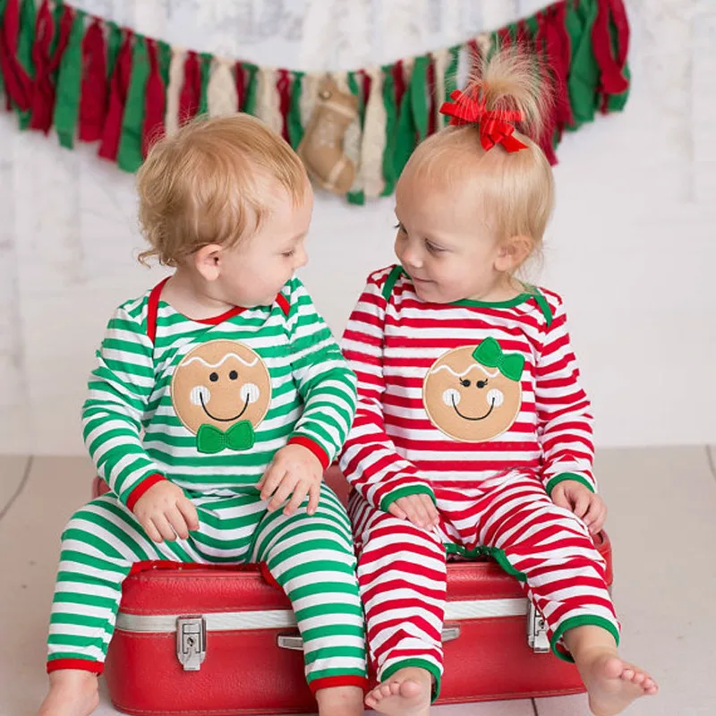 

Cute Baby Rompers Newborn Baby Boy Girl Cotton Jumpsuit Christmas Long Sleeve Baby Warm Outfits Infant Girls Xmas Clothes D0936