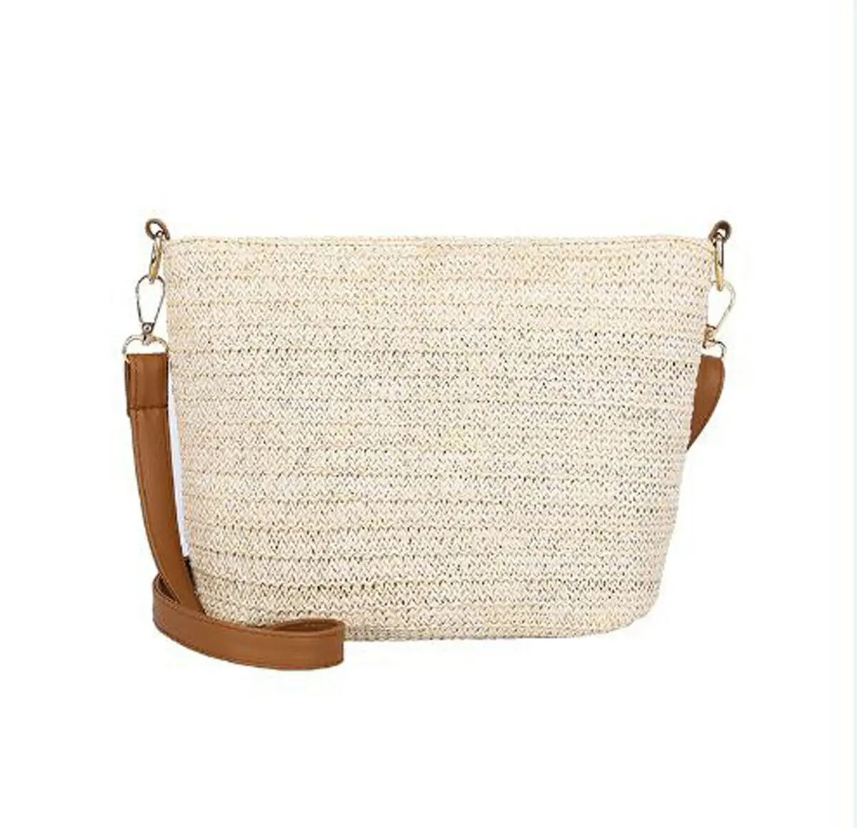 Повседневная женская соломенная сумка модная летняя пляжная богемная ручная