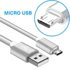 Micro USB кабель для LG K8S K40 K50 Q60 K12 Plus, нейлоновый кабель для быстрой зарядки и передачи данных для Infinix Hot 7 6 4 Pro 6X, зарядный Шнур Micro USB