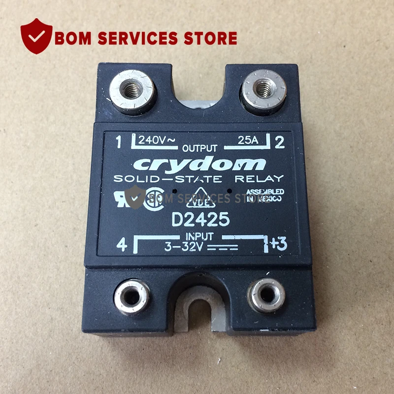 Быстрая доставка D2425 Relay SSR 20mA 32V DC-IN 25A 280V AC-OUT 4-Pin